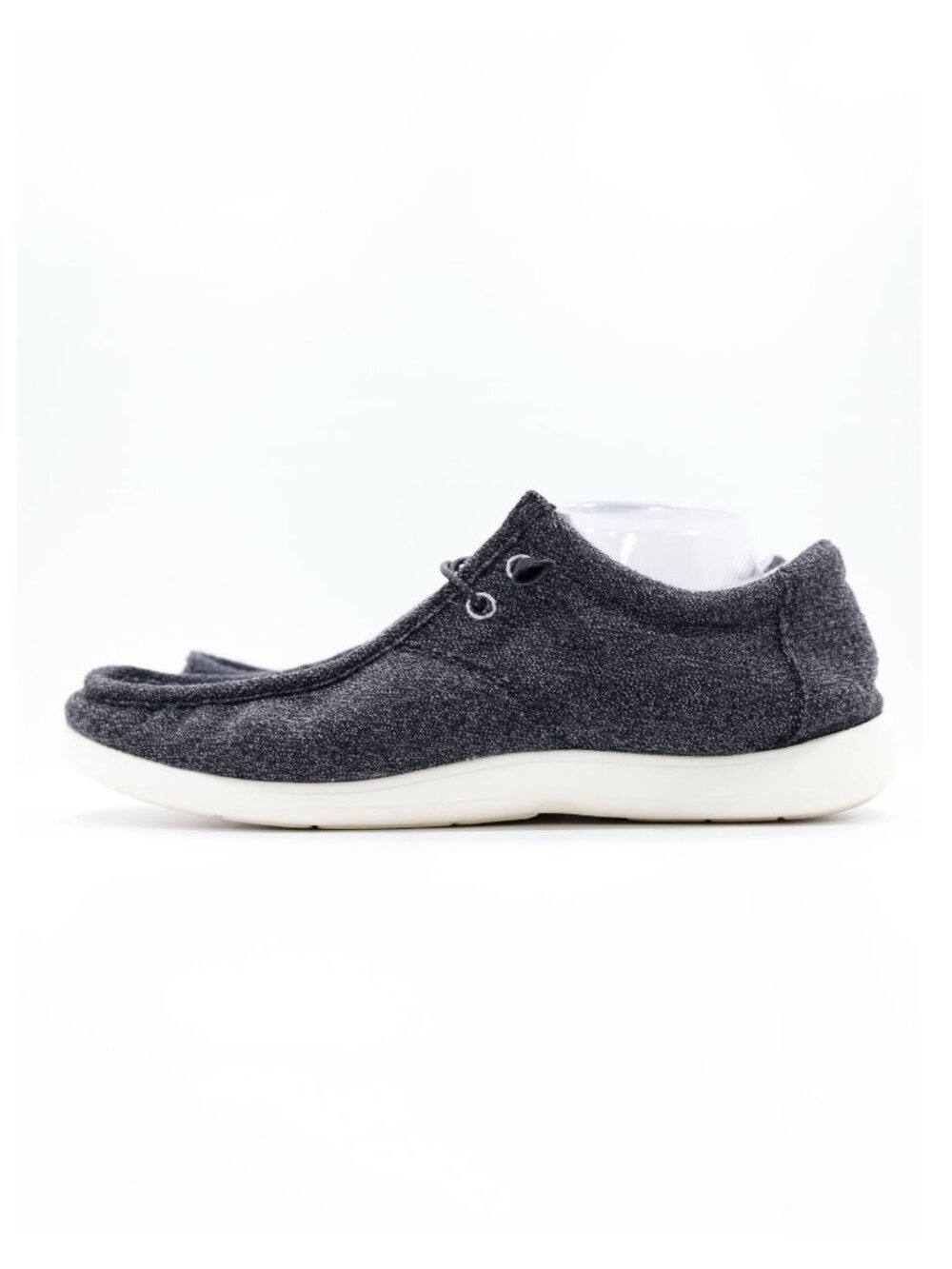DayFive Carter Gray Black Knit Lightweight Casual Slip On Shoes - Men's 13